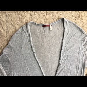 Lightweight Heather Grey Duster Cardigan